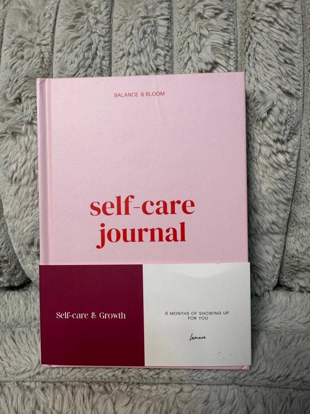 Balance & Bloom Self Care Journal for Women 6 Month Guided Self Love Growth Book